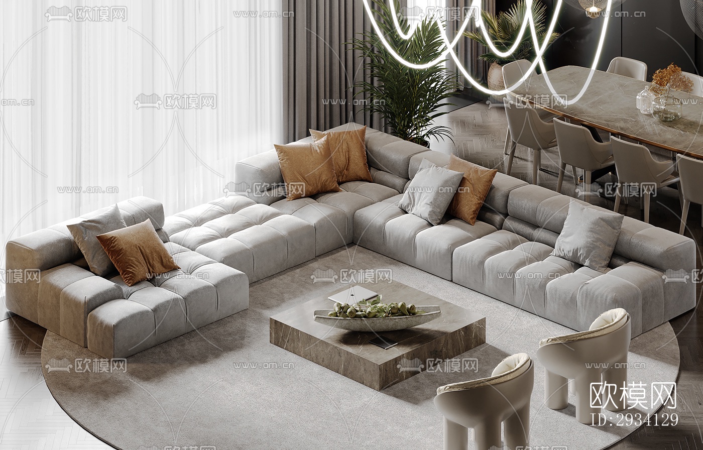 现代别墅效果图下载（渲染图10）