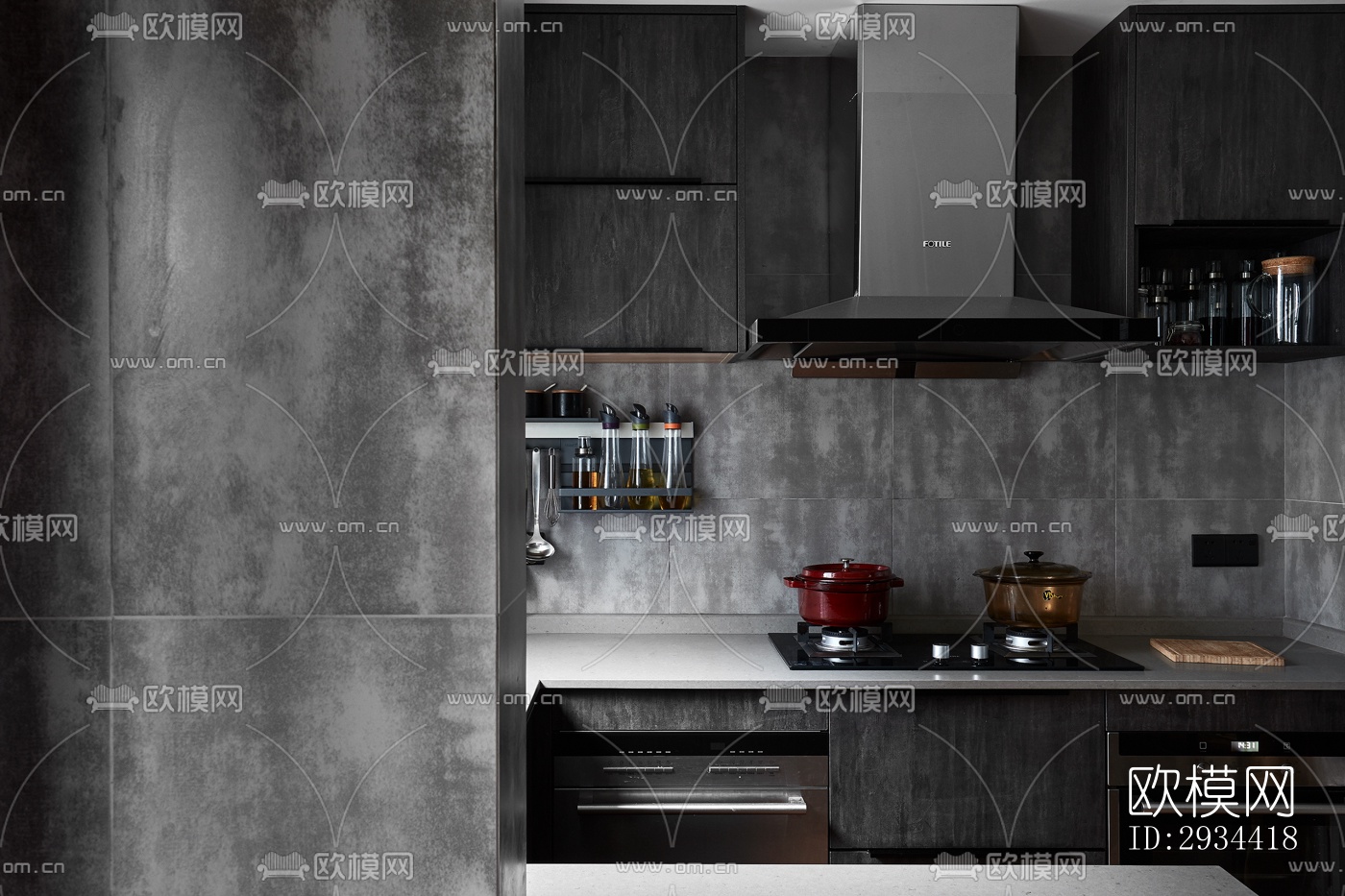 北欧平层效果图下载（渲染图1）