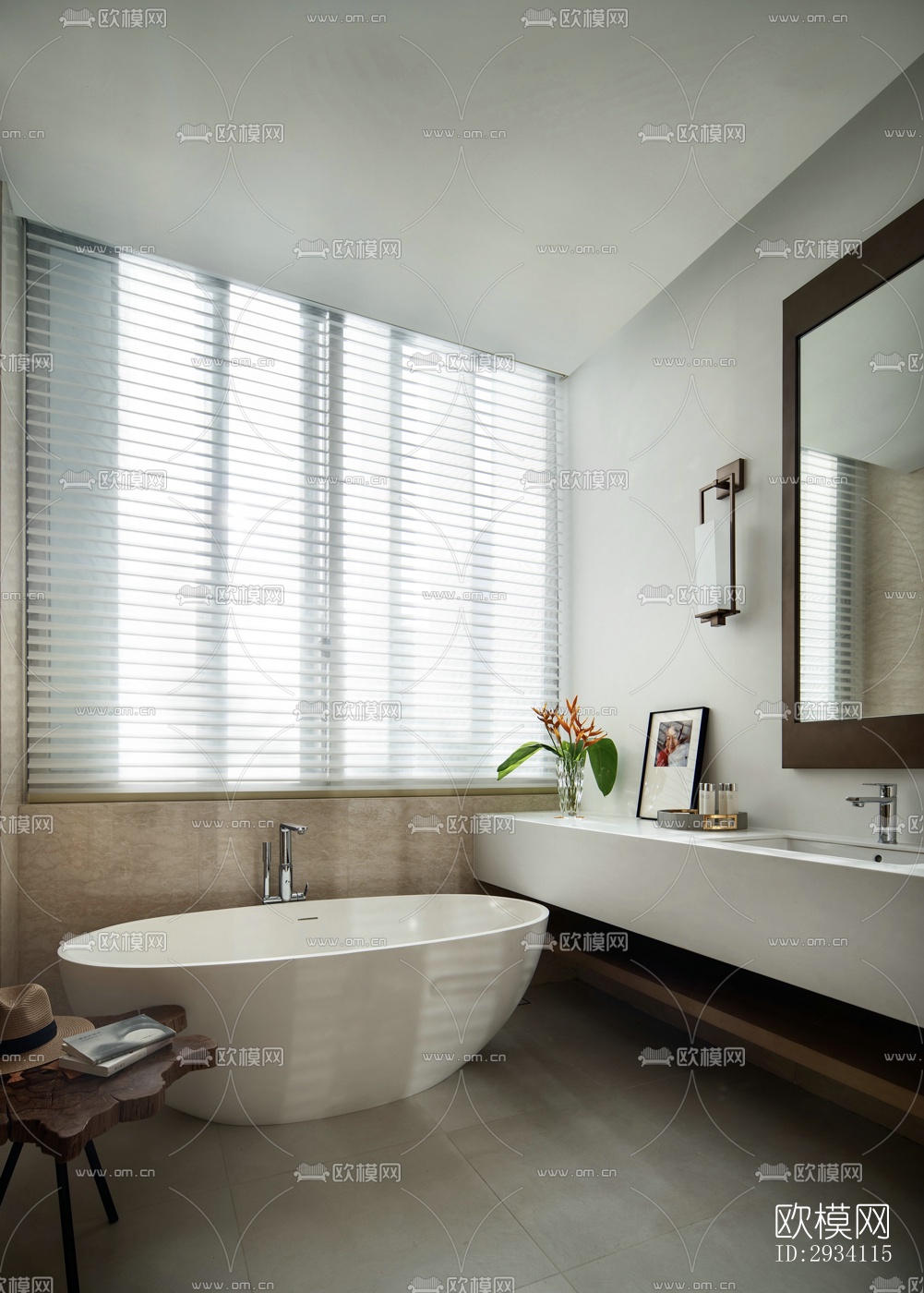 现代别墅效果图下载（渲染图15）