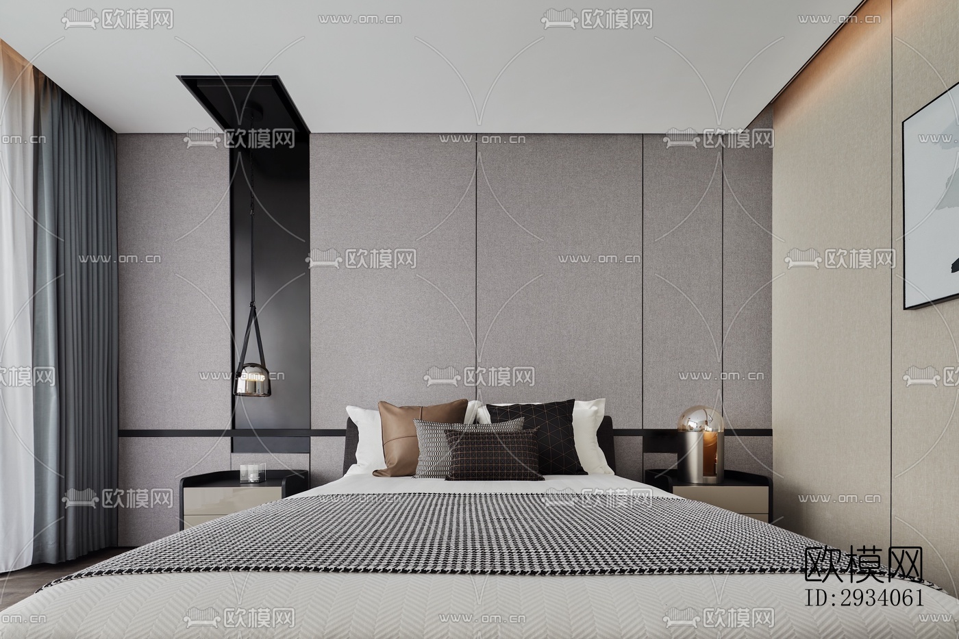 现代别墅效果图下载（渲染图8）