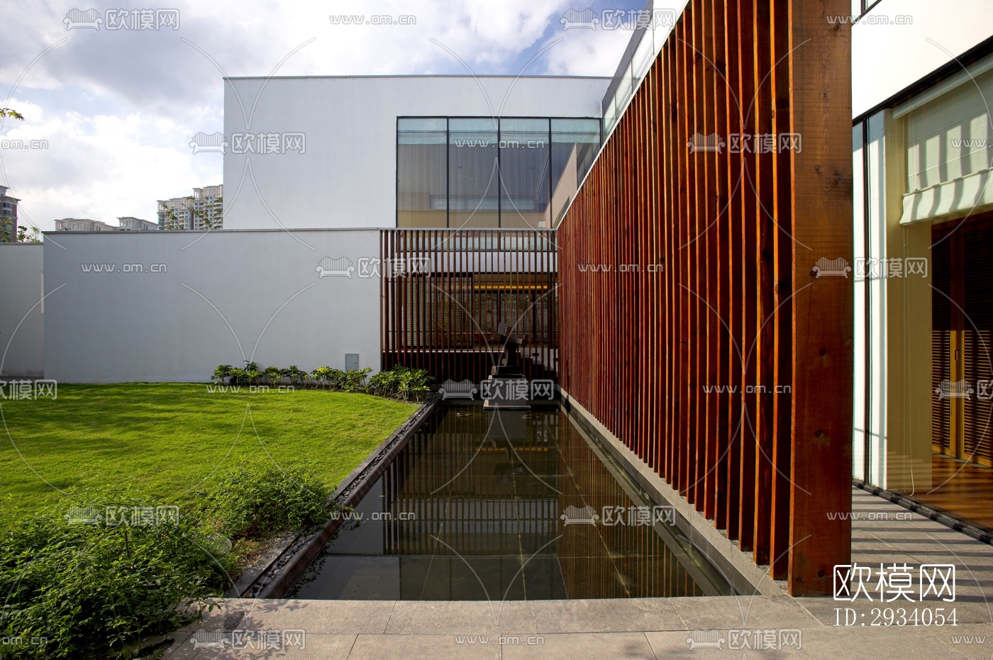 现代别墅效果图下载（渲染图20）