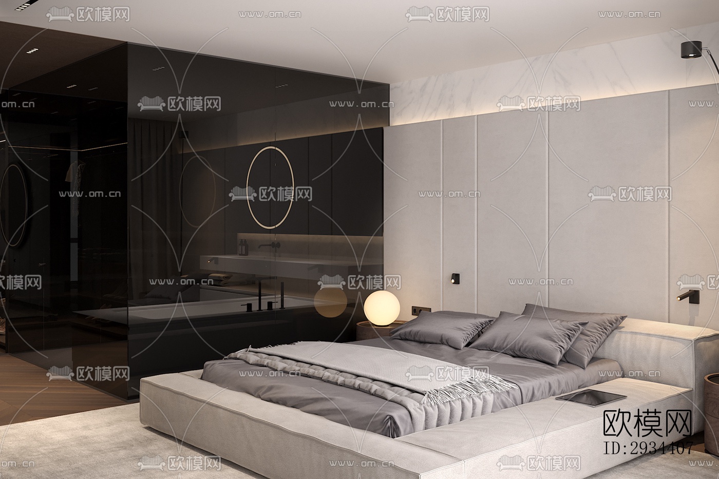 北欧平层效果图下载（渲染图9）