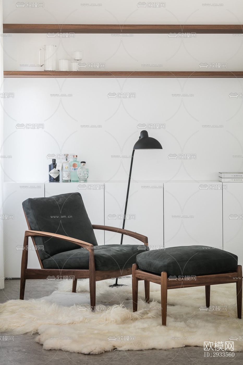 北欧公寓效果图下载（渲染图3）