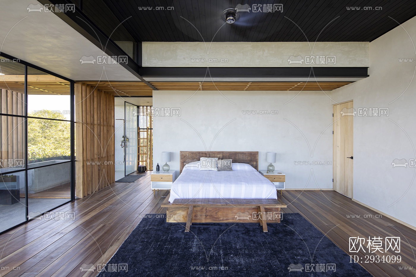 现代别墅效果图下载（渲染图3）