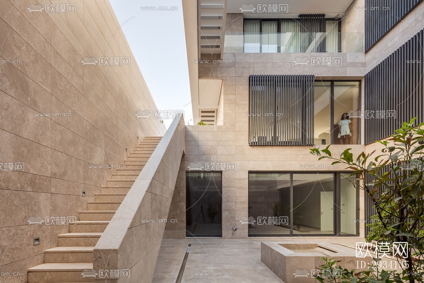 现代别墅效果图下载（渲染图2）