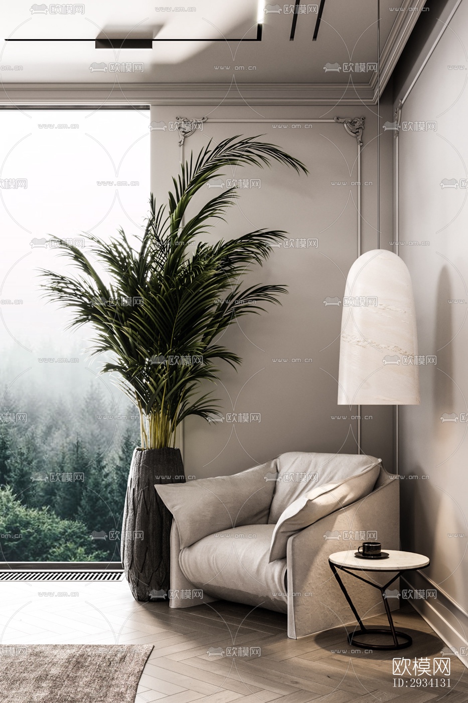 现代别墅效果图下载（渲染图14）