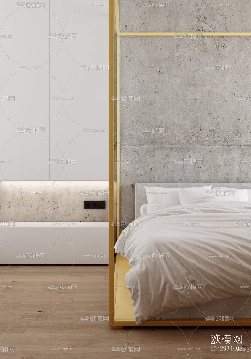 北欧平层效果图下载（渲染图6）