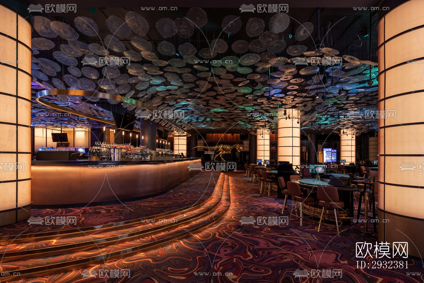 现代酒吧效果图下载（渲染图11）