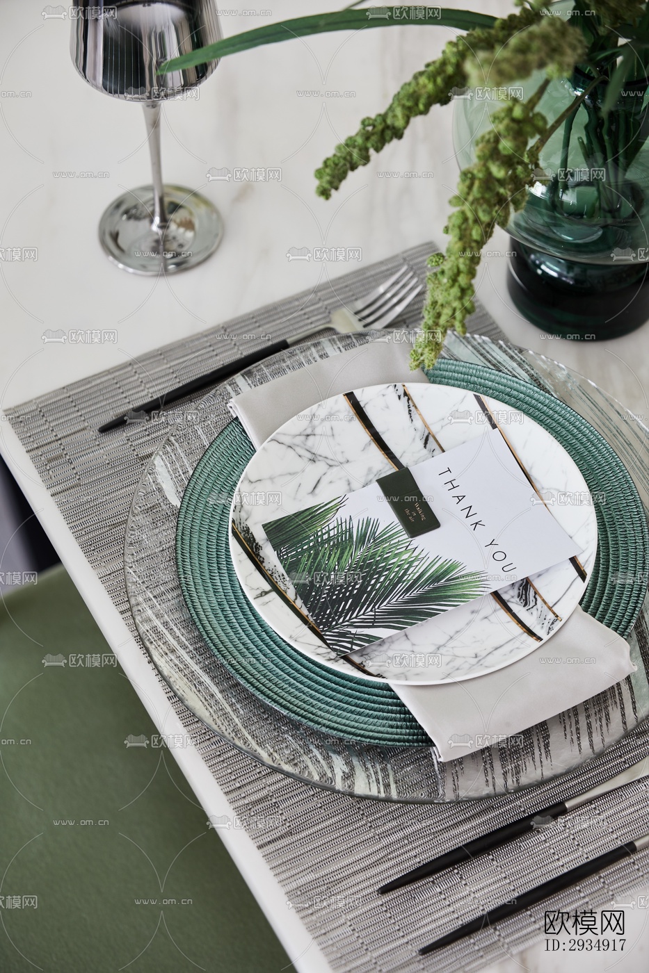 现代平层效果图下载（渲染图8）