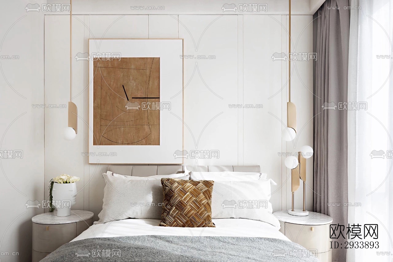 新中式别墅效果图下载（渲染图7）