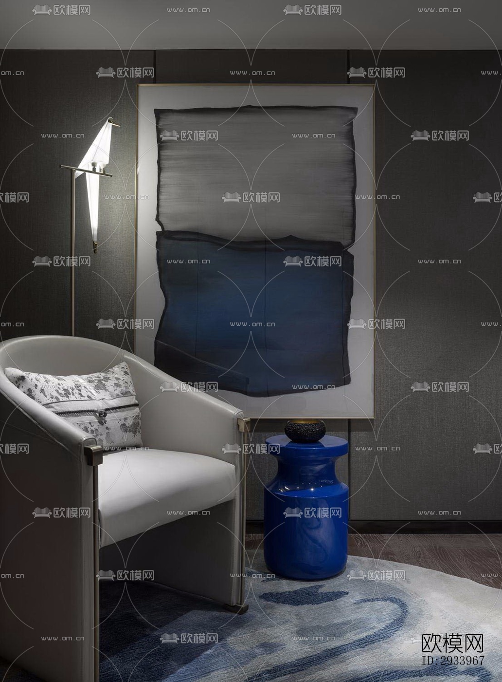 新中式别墅效果图下载（渲染图15）