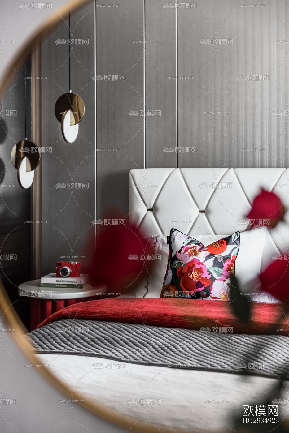 现代平层效果图下载（渲染图3）