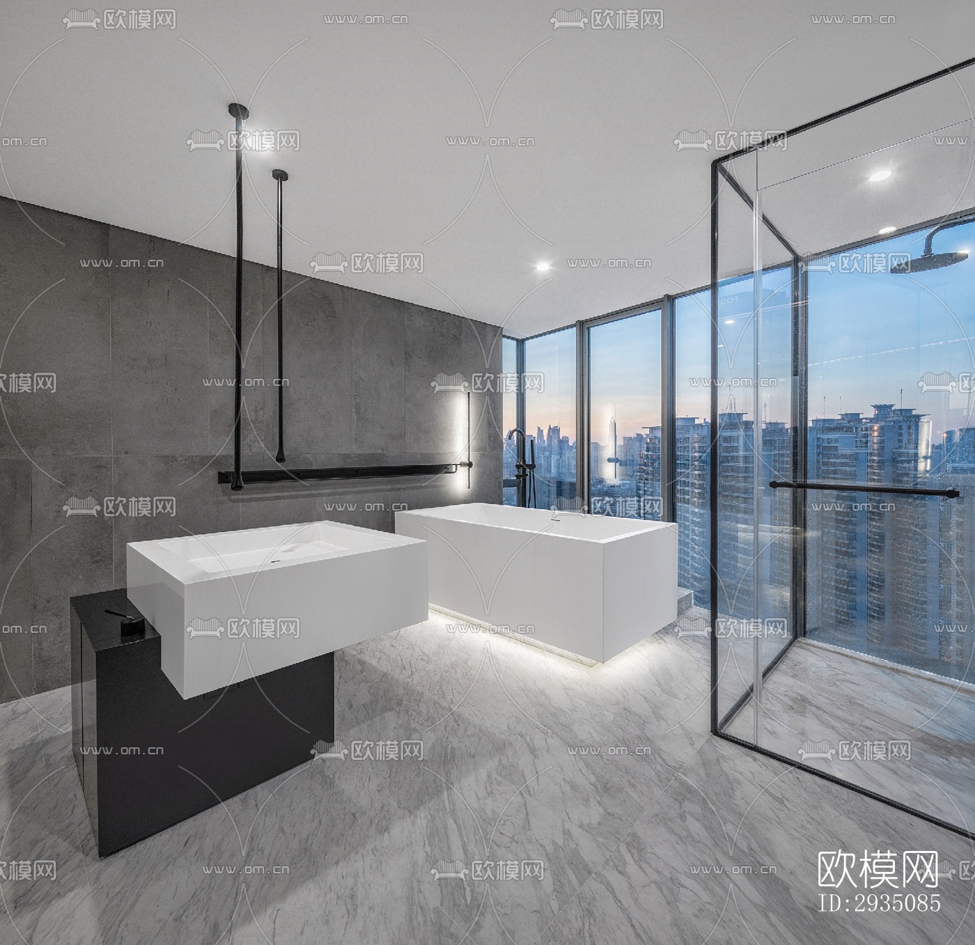 高级灰平层效果图下载（渲染图12）