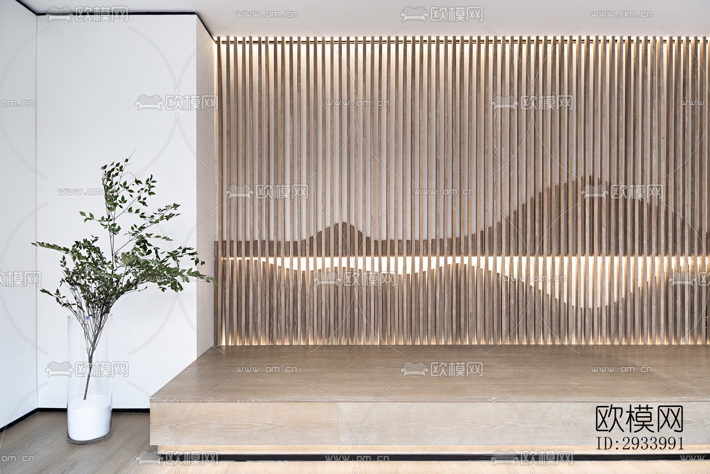 新中式别墅效果图下载（渲染图7）