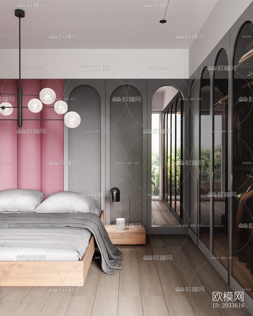 北欧公寓效果图下载（渲染图5）