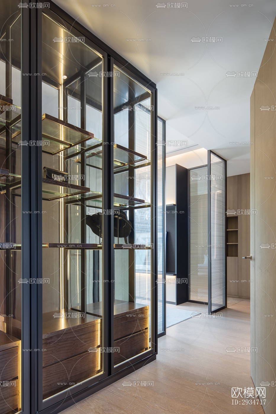 现代平层效果图下载（渲染图11）