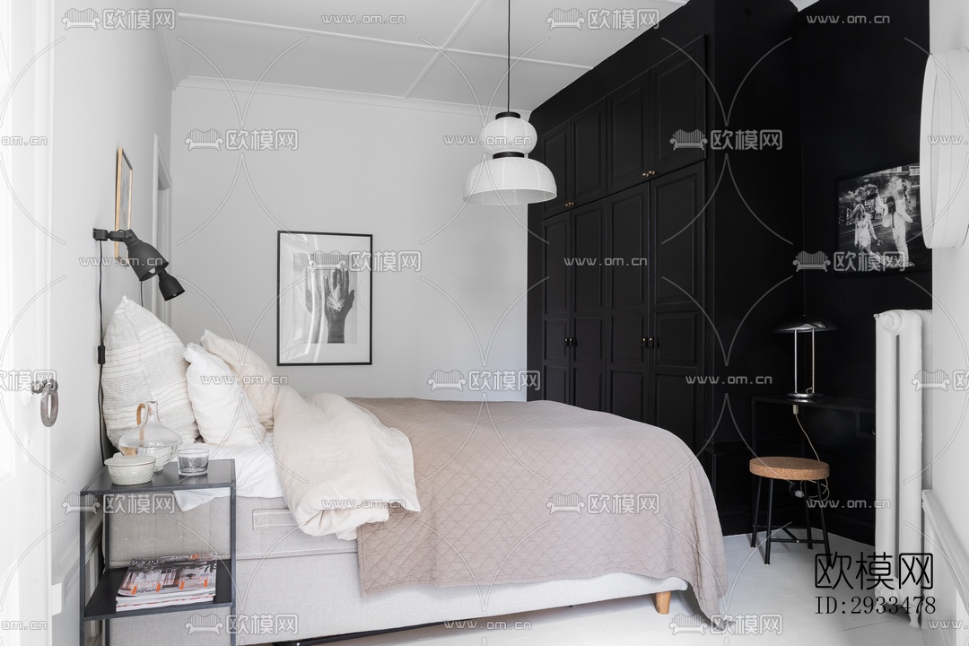 北欧公寓效果图下载（渲染图12）