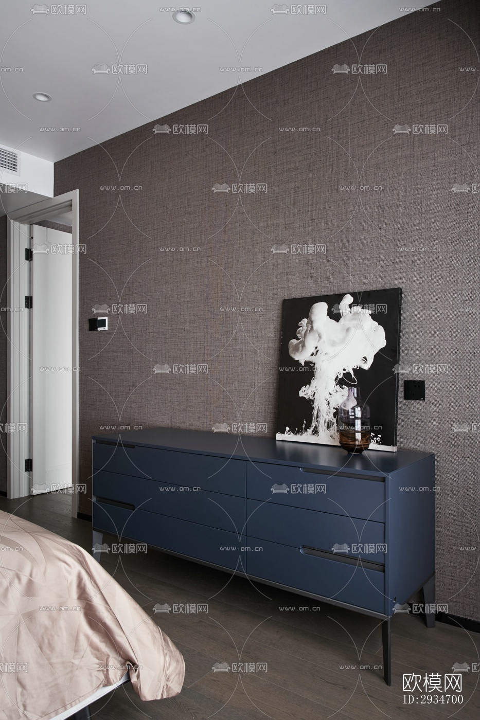 现代平层效果图下载（渲染图15）