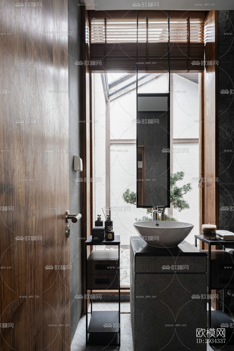 中式平层效果图下载（渲染图9）