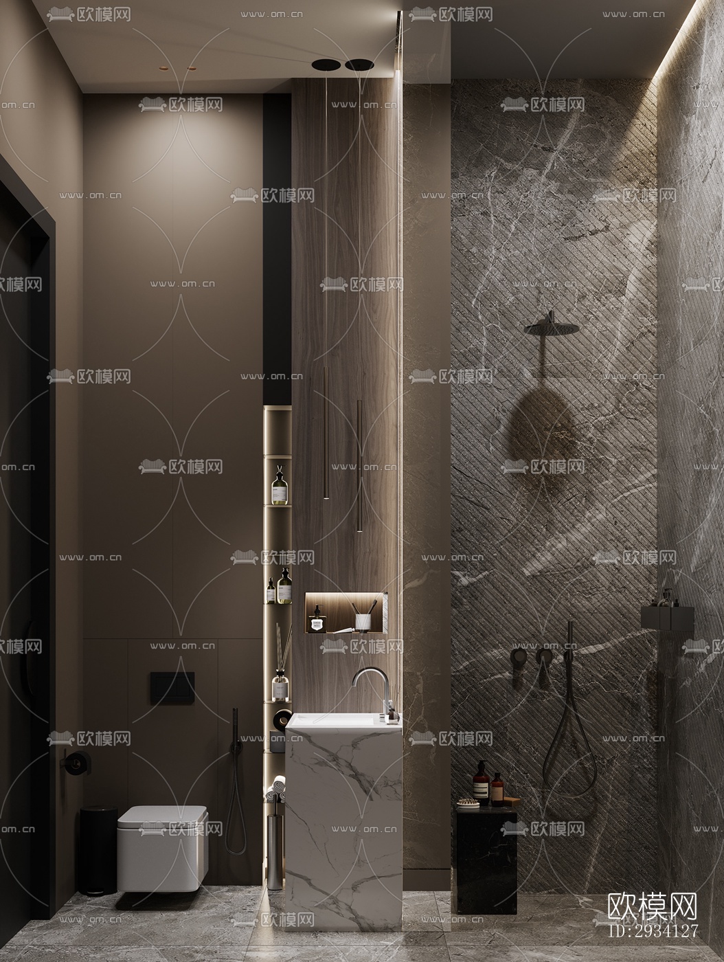 现代别墅效果图下载（渲染图12）