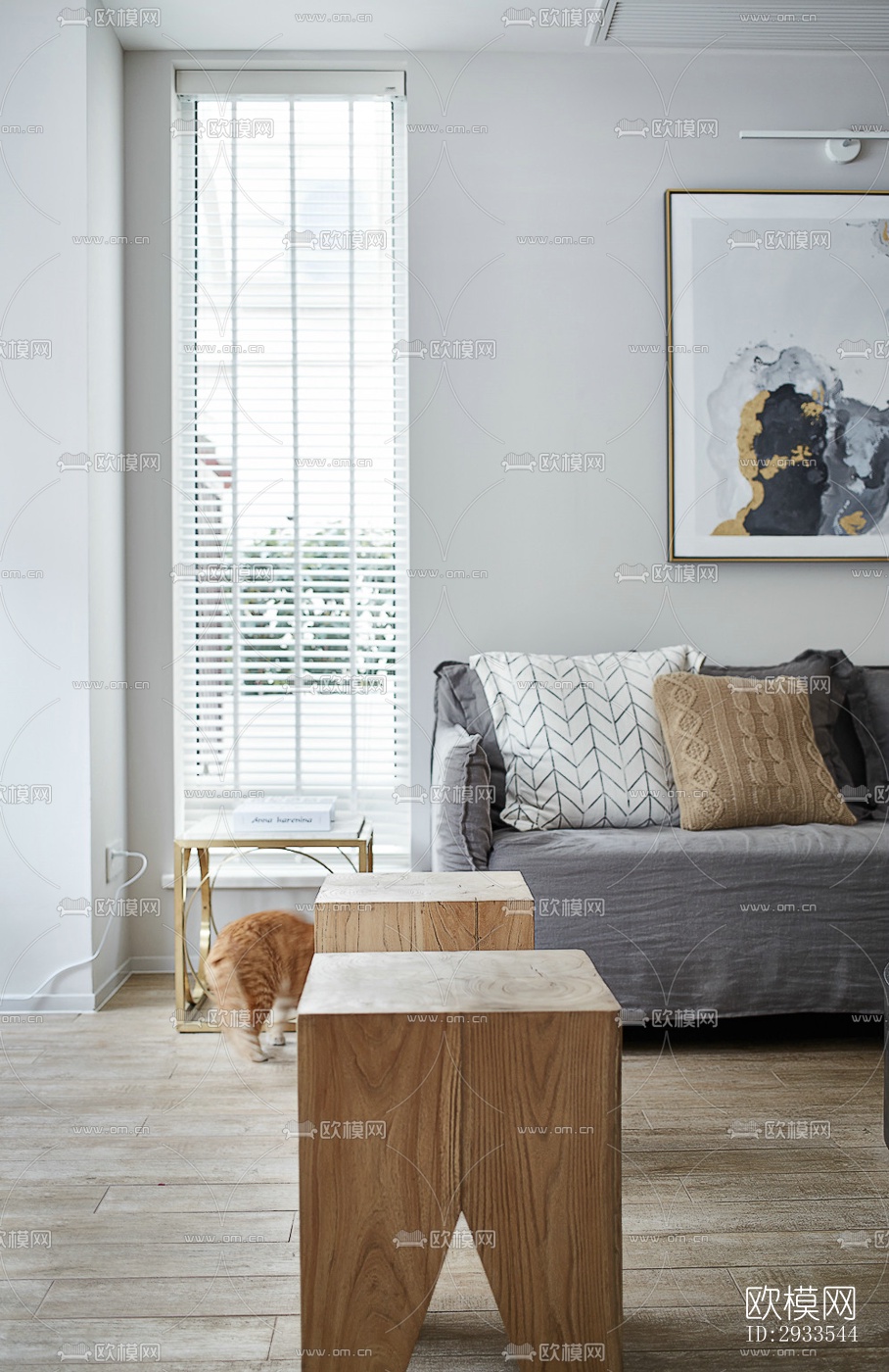 北欧公寓效果图下载（渲染图11）