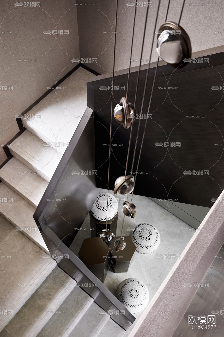 现代复式效果图下载（渲染图17）