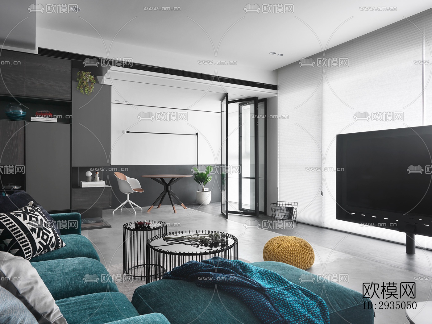 高级灰平层效果图下载（渲染图9）