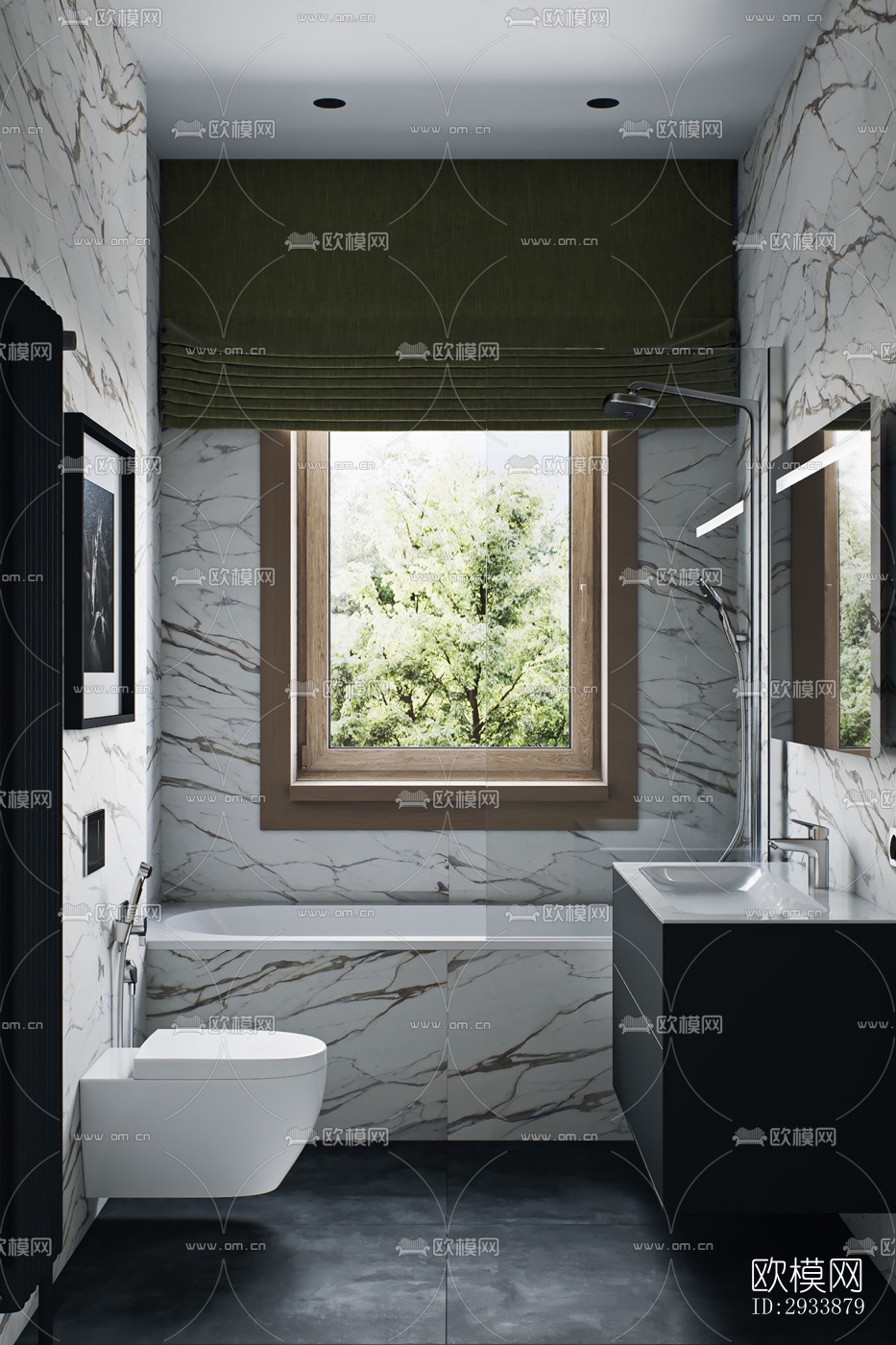 北欧别墅效果图下载（渲染图9）