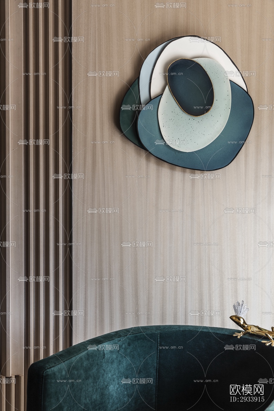 新中式别墅效果图下载（渲染图4）