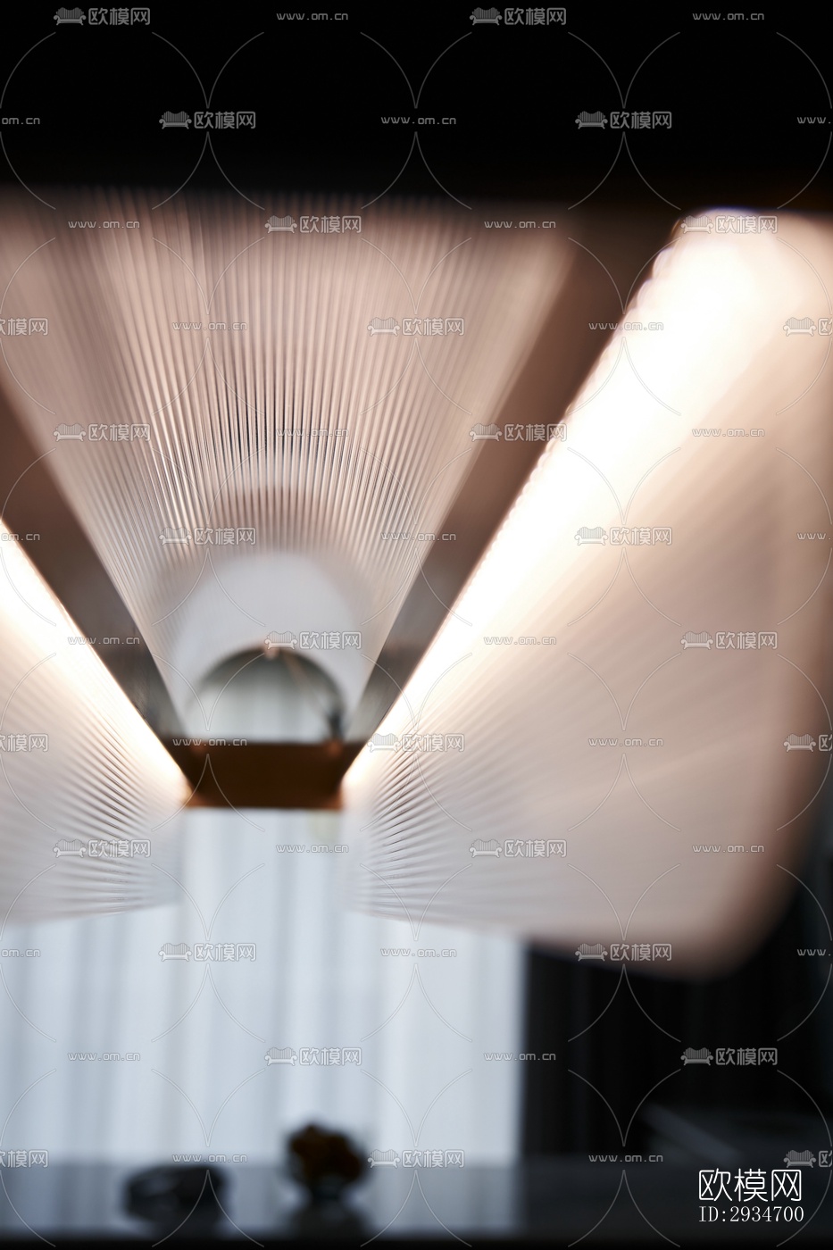 现代平层效果图下载（渲染图9）