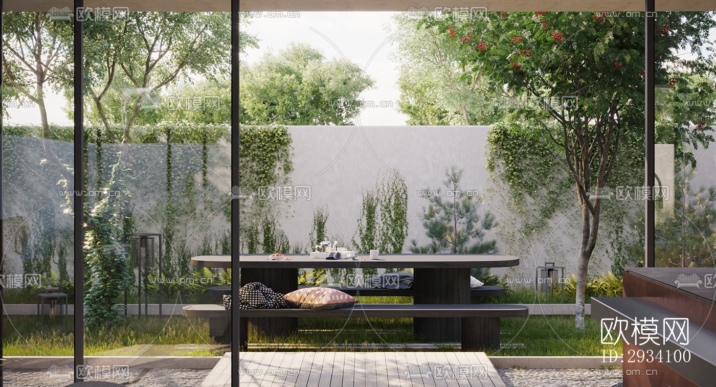 现代别墅效果图下载（渲染图15）