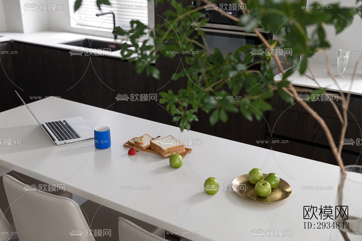 现代平层效果图下载（渲染图20）