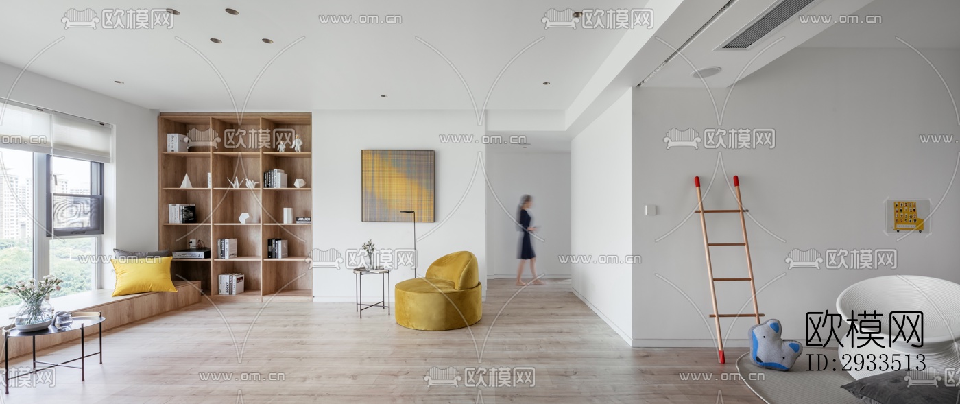 北欧公寓效果图下载（渲染图3）