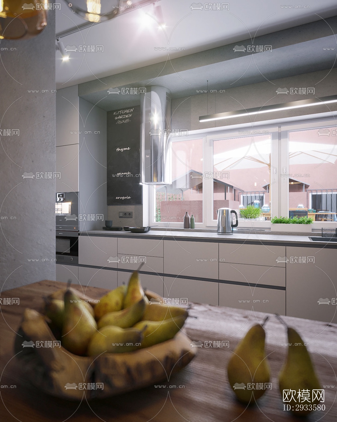 北欧公寓效果图下载（渲染图4）