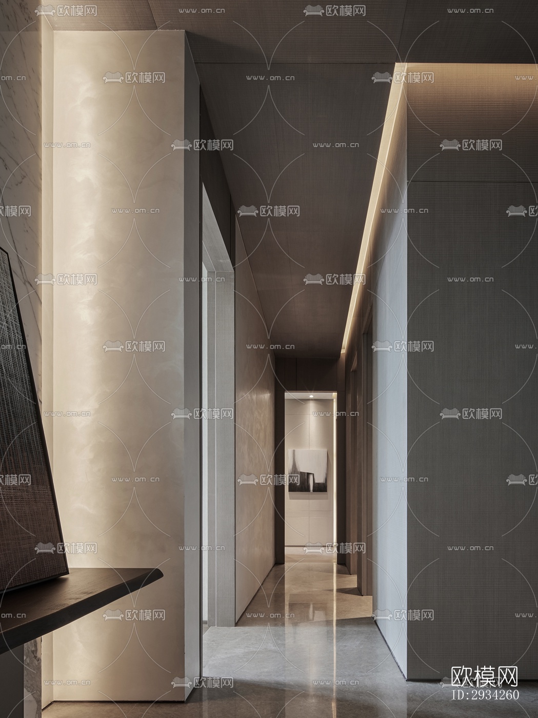 现代复式效果图下载（渲染图6）