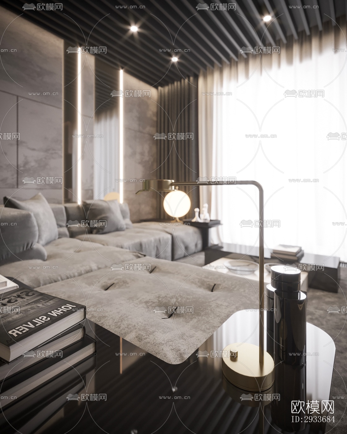 工业风公寓效果图下载（渲染图19）