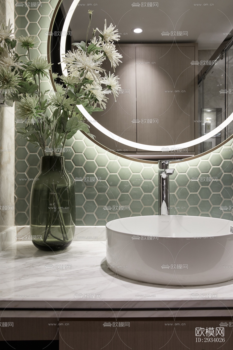 新中式别墅效果图下载（渲染图10）