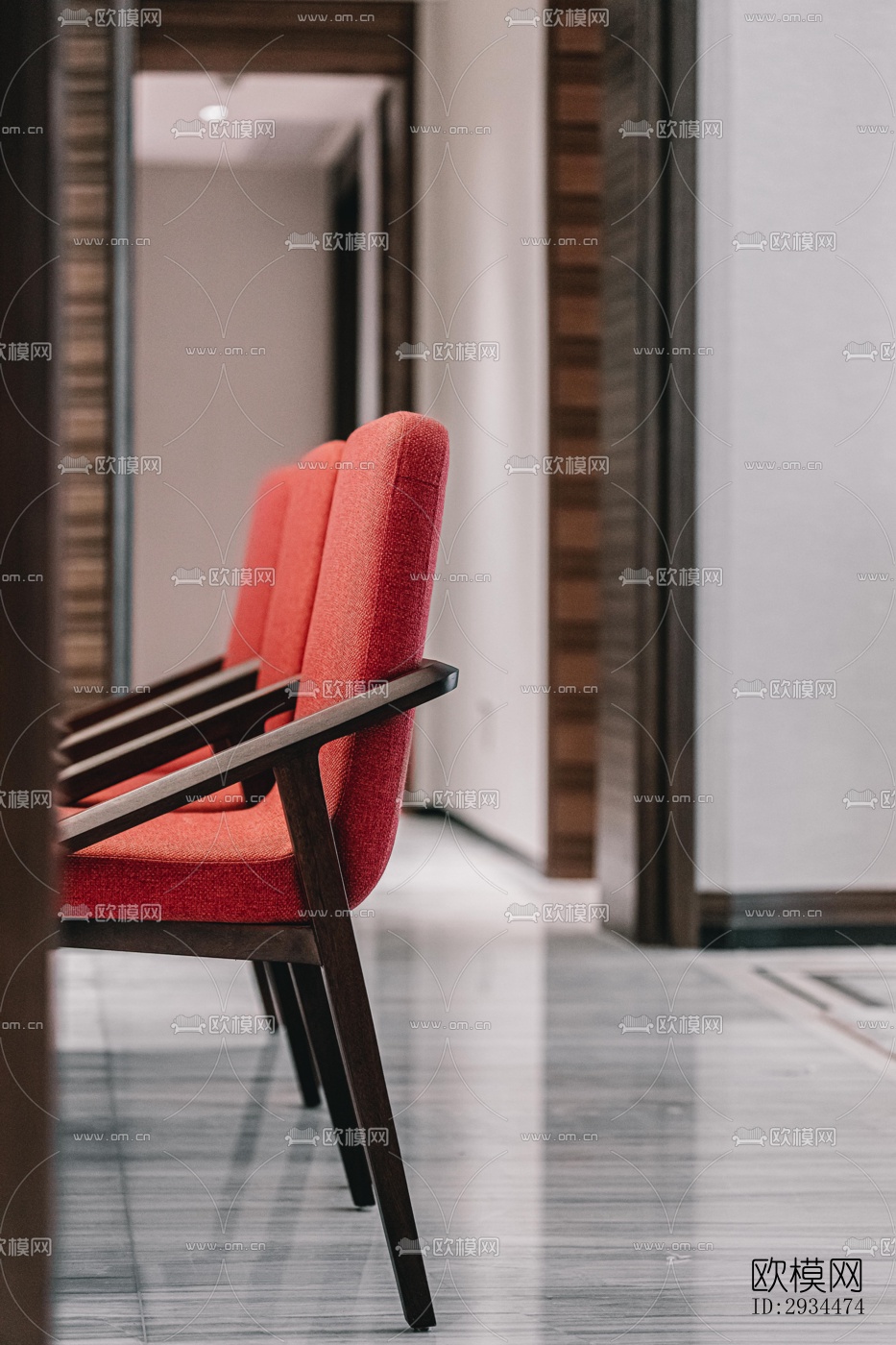 新中式平层效果图下载（渲染图4）