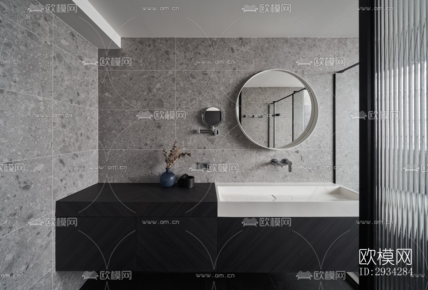 现代复式效果图下载（渲染图10）