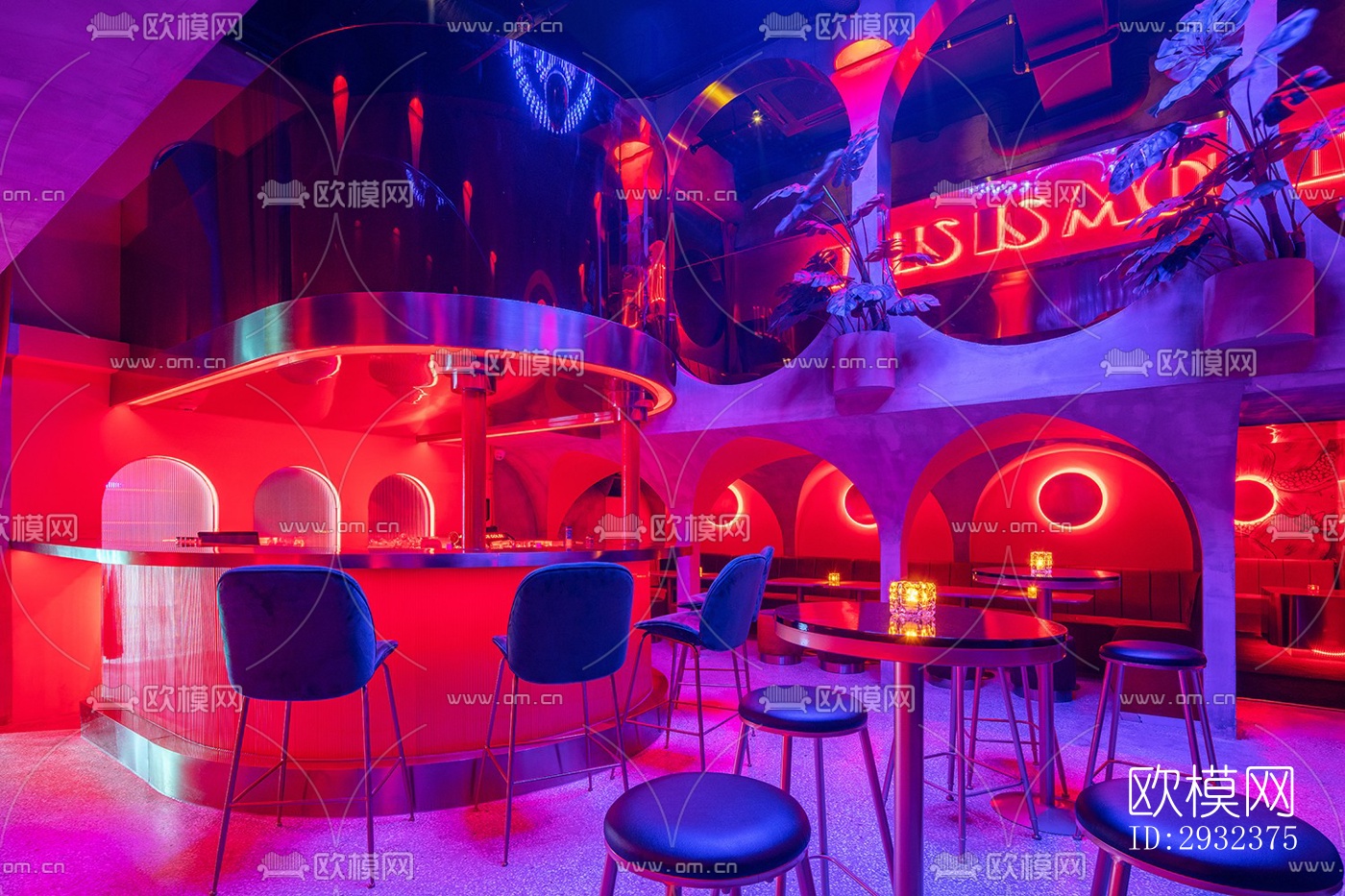 现代酒吧效果图下载（渲染图19）