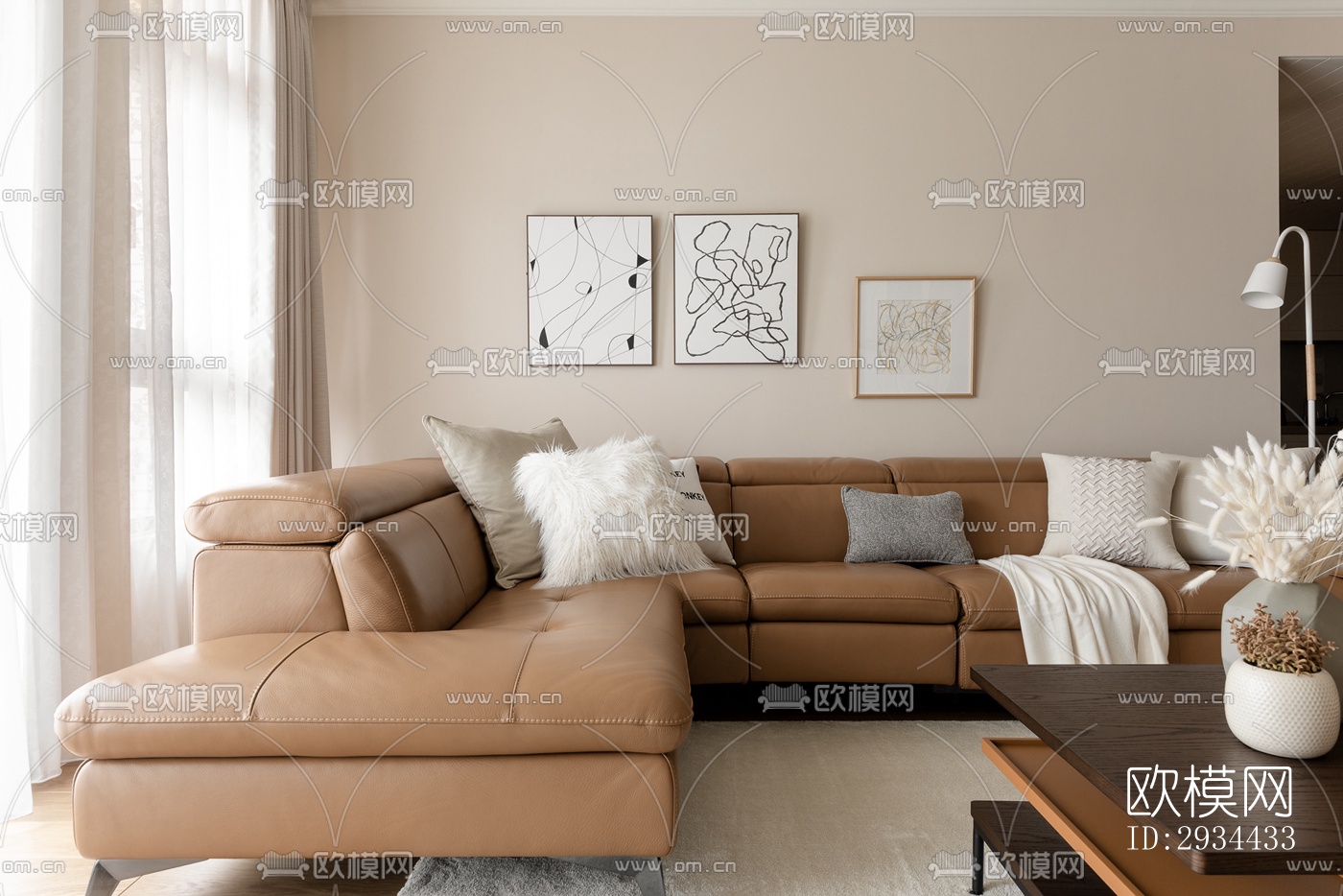 北欧平层效果图下载（渲染图13）