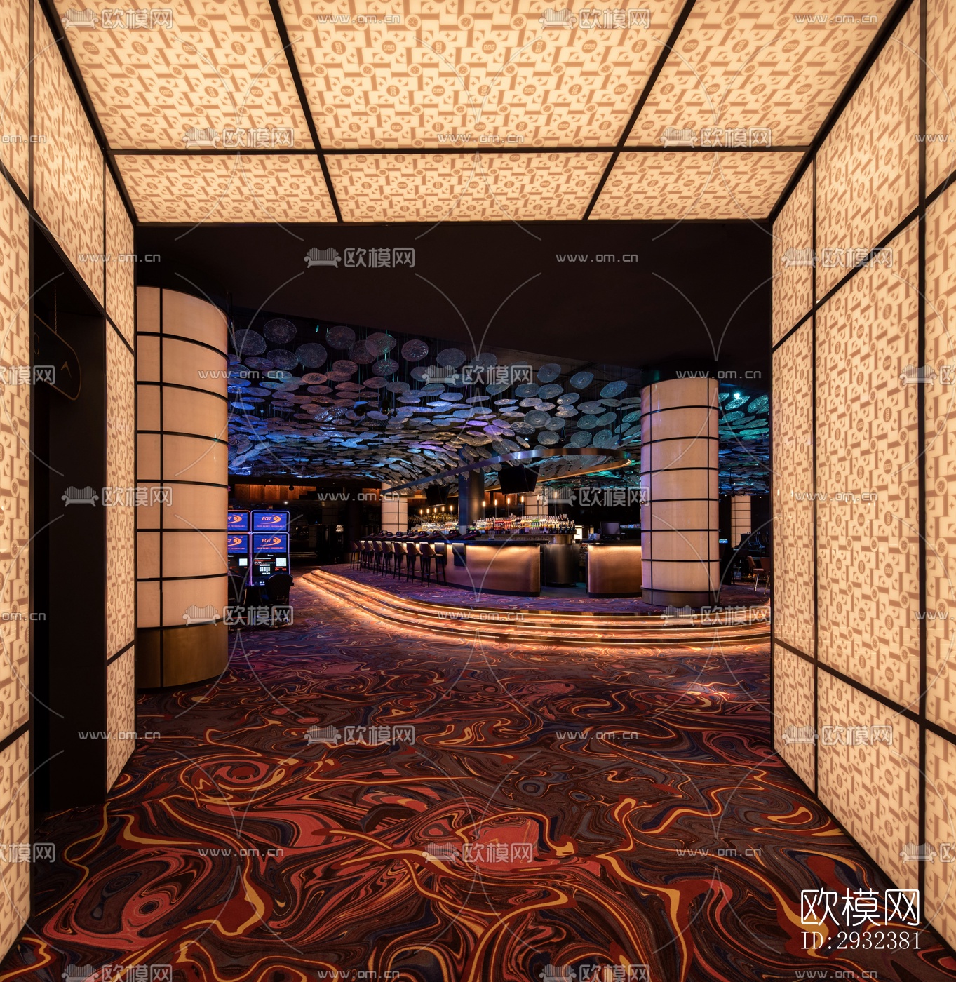 现代酒吧效果图下载（渲染图9）
