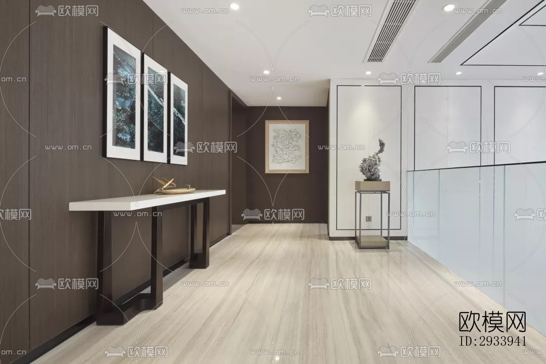 新中式别墅效果图下载（渲染图8）