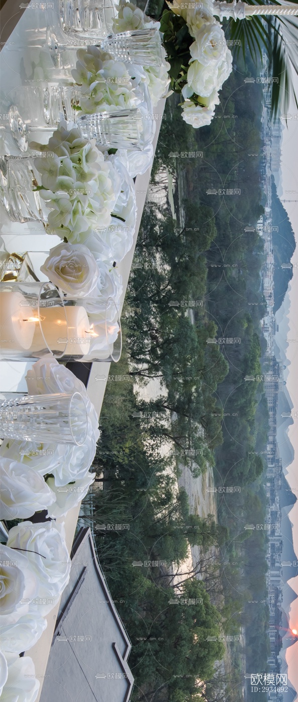 法式平层效果图下载（渲染图20）