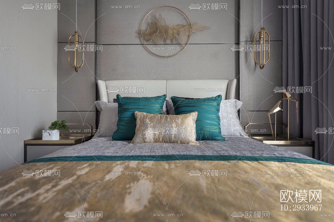 新中式别墅效果图下载（渲染图13）