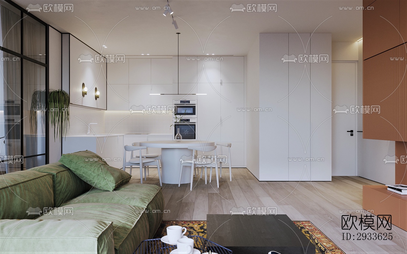 北欧公寓效果图下载（渲染图18）