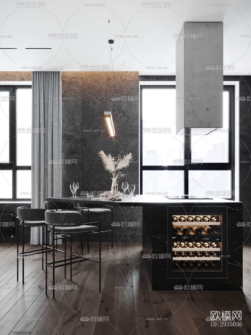 高级灰平层效果图下载（渲染图9）