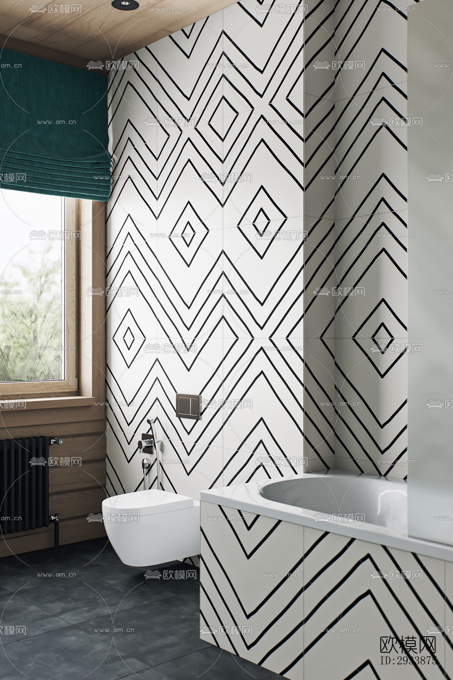 北欧别墅效果图下载（渲染图16）