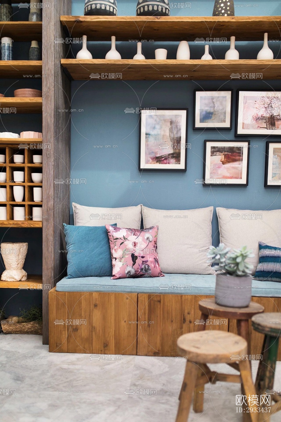 东南亚公寓效果图下载（渲染图5）