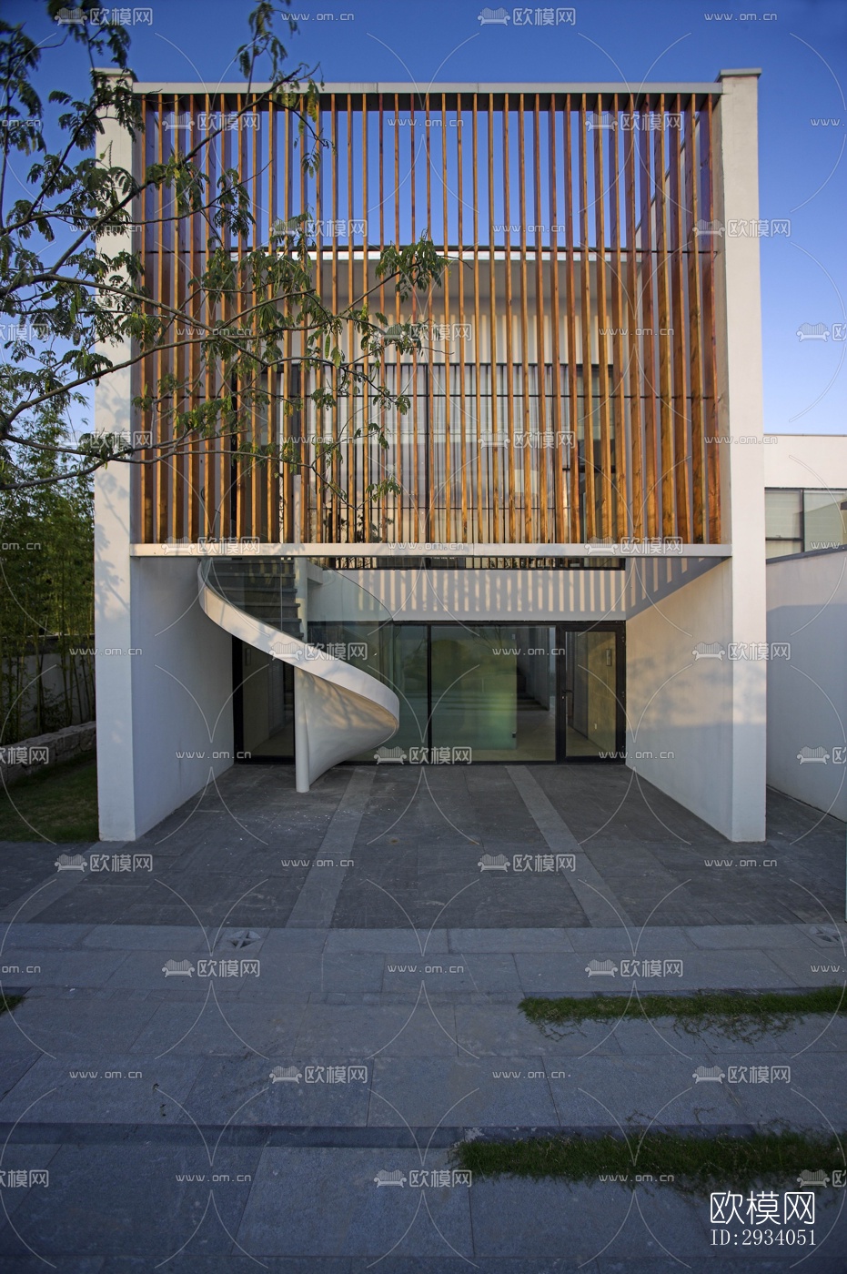 现代别墅效果图下载（渲染图3）